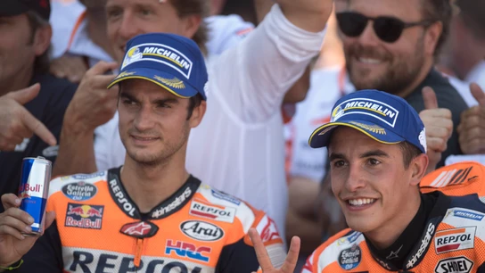 Dani Pedrosa y Marc Márquez Dani Pedrosa y Marc Márquez