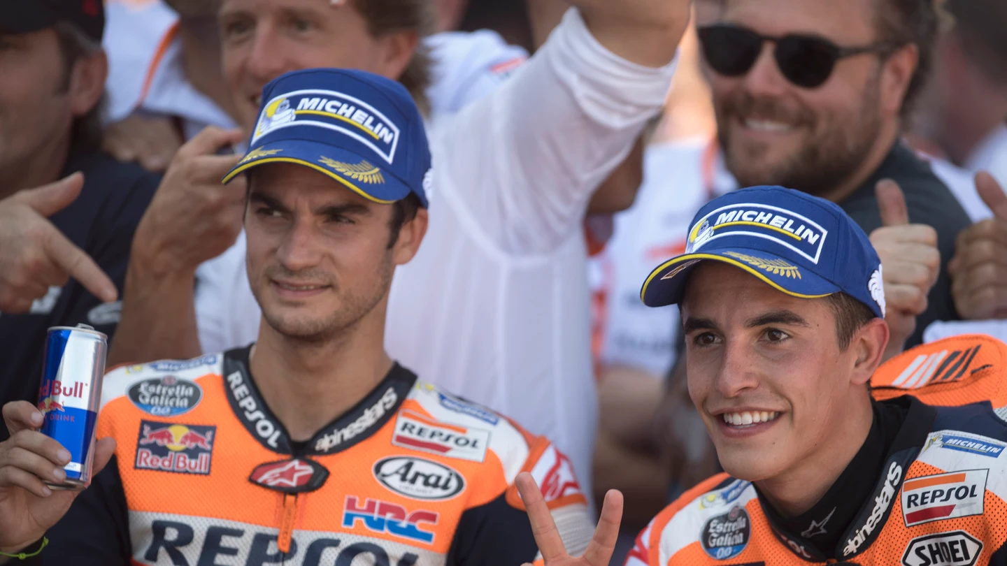 Dani Pedrosa y Marc Márquez Dani Pedrosa y Marc Márquez