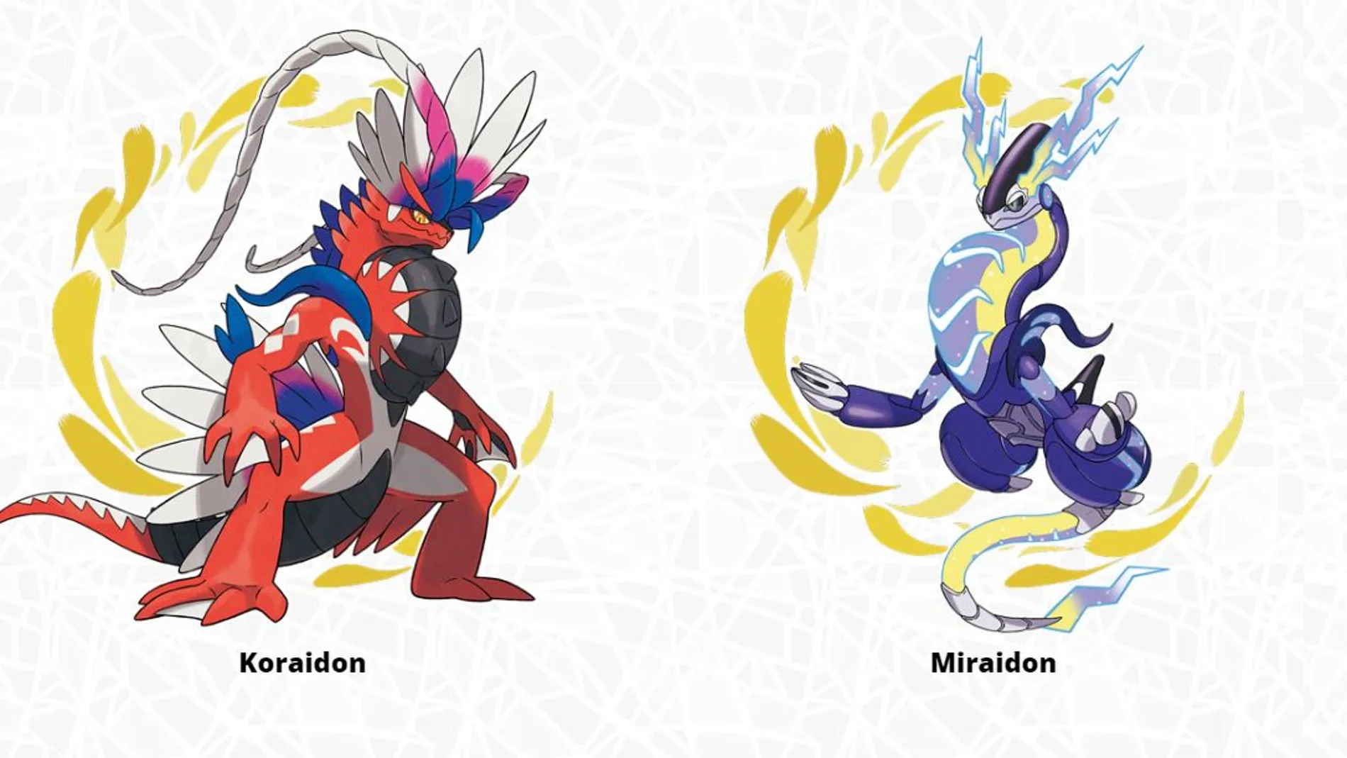 Koraidon y Miraidon, nuevos Pokémon legendarios de Pokémon Escarlata y Púrpura
