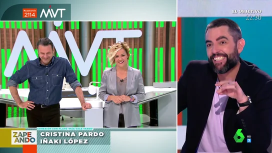 El pique de Dani Mateo tras el vacile de Iñaki López El pique de Dani Mateo tras el vacile de Iñaki López