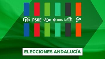 Los partidos políticos que se presentan a las elecciones de Andalucía