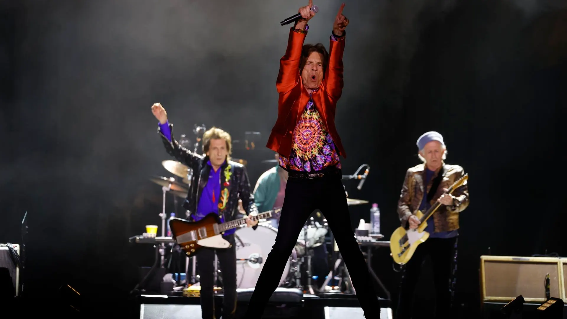 Un momento del concierto de The Rolling Stones en Madrid