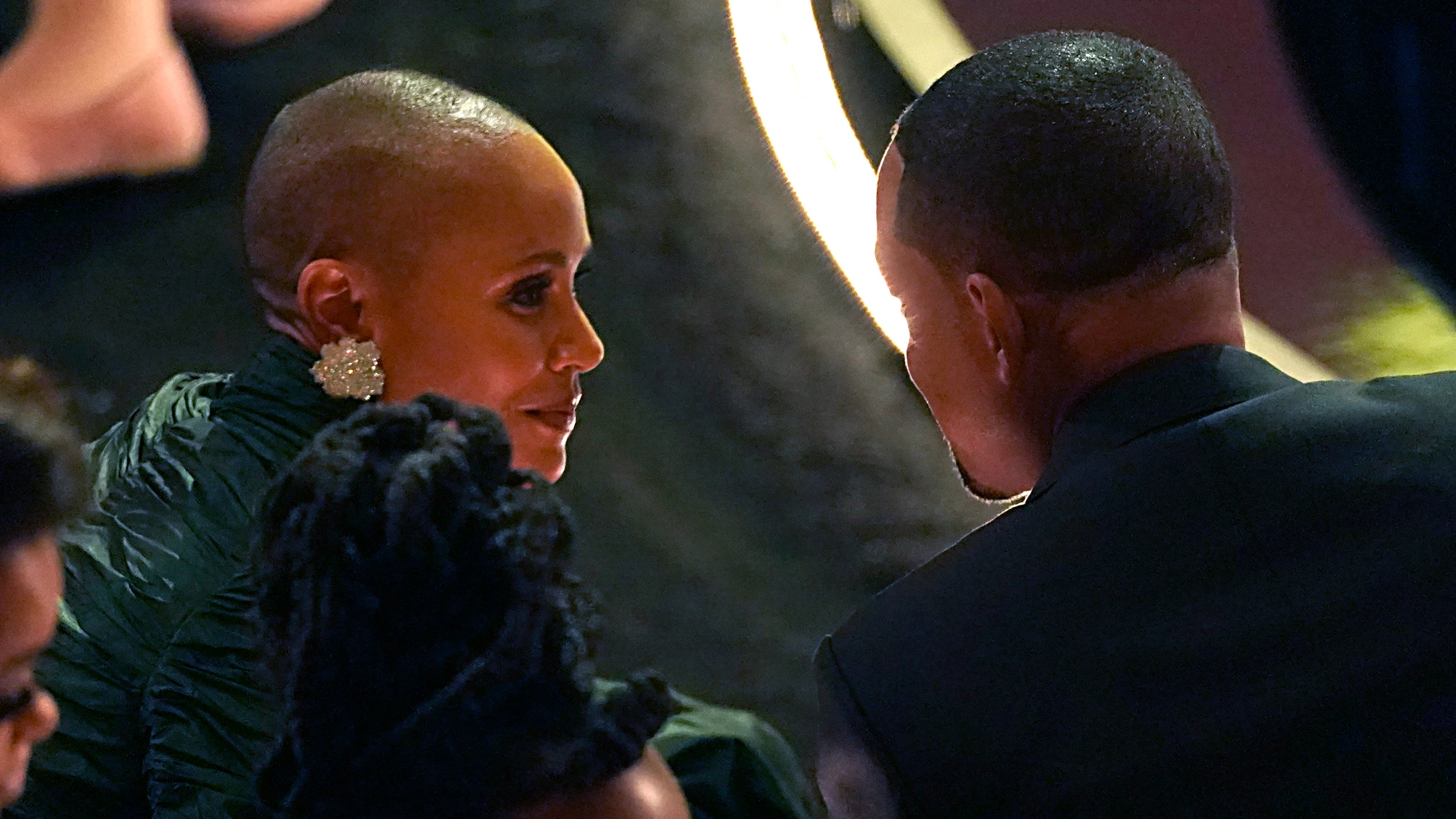 Jada Pinkett y Will Smith, durante los Oscars