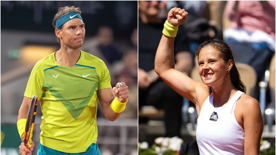 Daria Kasatkina y Rafa Nadal Daria Kasatkina y Rafa Nadal