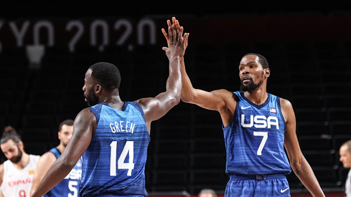 Draymond Green y Kevin Durant Draymond Green y Kevin Durant