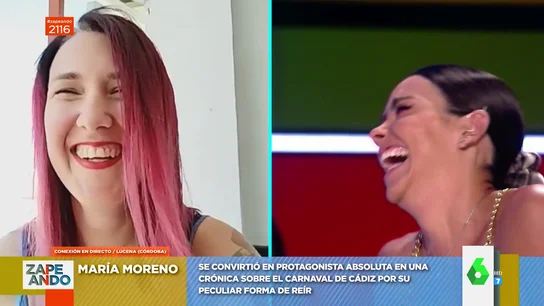 El desternillante momento en el que Cristina Pedroche provoca la peculiar risa de María Molero: "¡Qué maravilla!" El desternillante momento en el que Cristina Pedroche provoca la peculiar risa de María Molero: "¡Qué maravilla!"