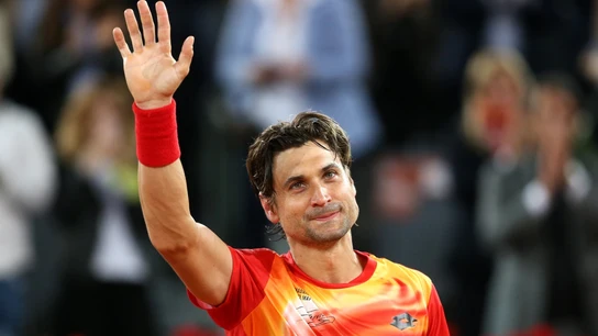 David Ferrer, tras un partido David Ferrer, tras un partido