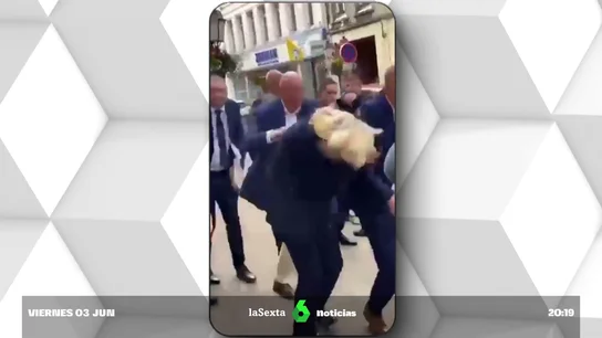 Huevazos contra Le Pen Huevazos contra Le Pen