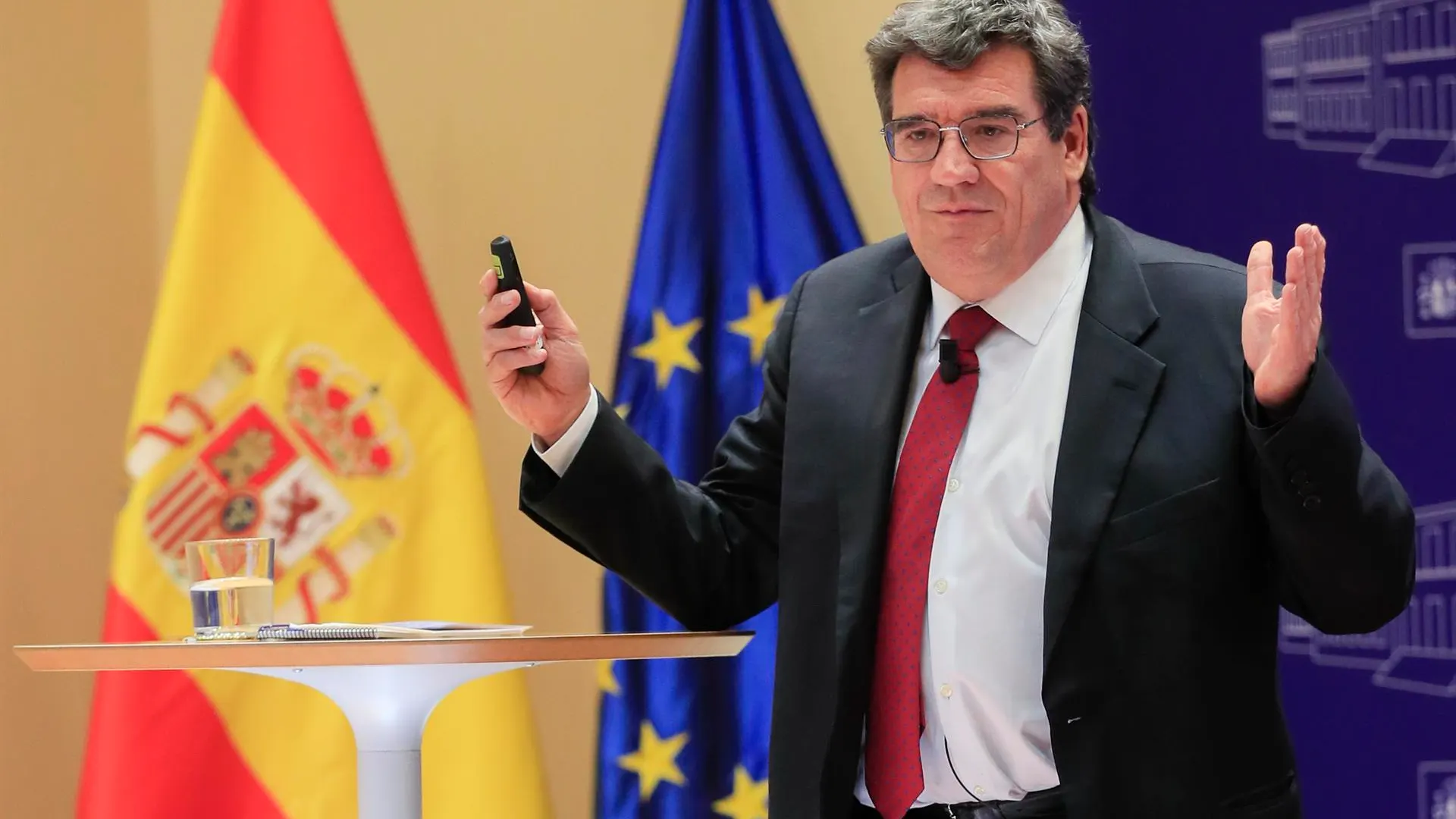 El ministro de Inclusión, Seguridad Social y Migraciones, José Luis Escrivá