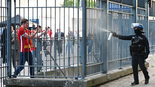 Altercados en los aledaños del Stade de France Altercados en los aledaños del Stade de France