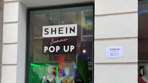 'Pop up store' de Shein en Madrid 'Pop up store' de Shein en Madrid