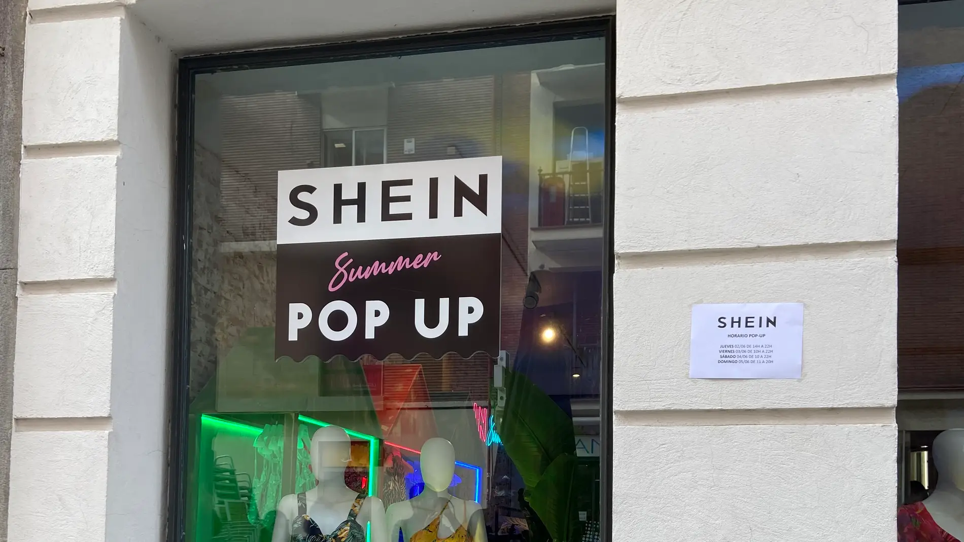 &#39;Pop up store&#39; de Shein en Madrid
