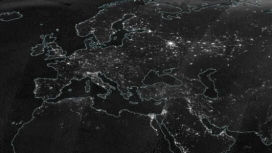 Ucrania, entre las luces de toda Europa, el 8 de febrero de 2022