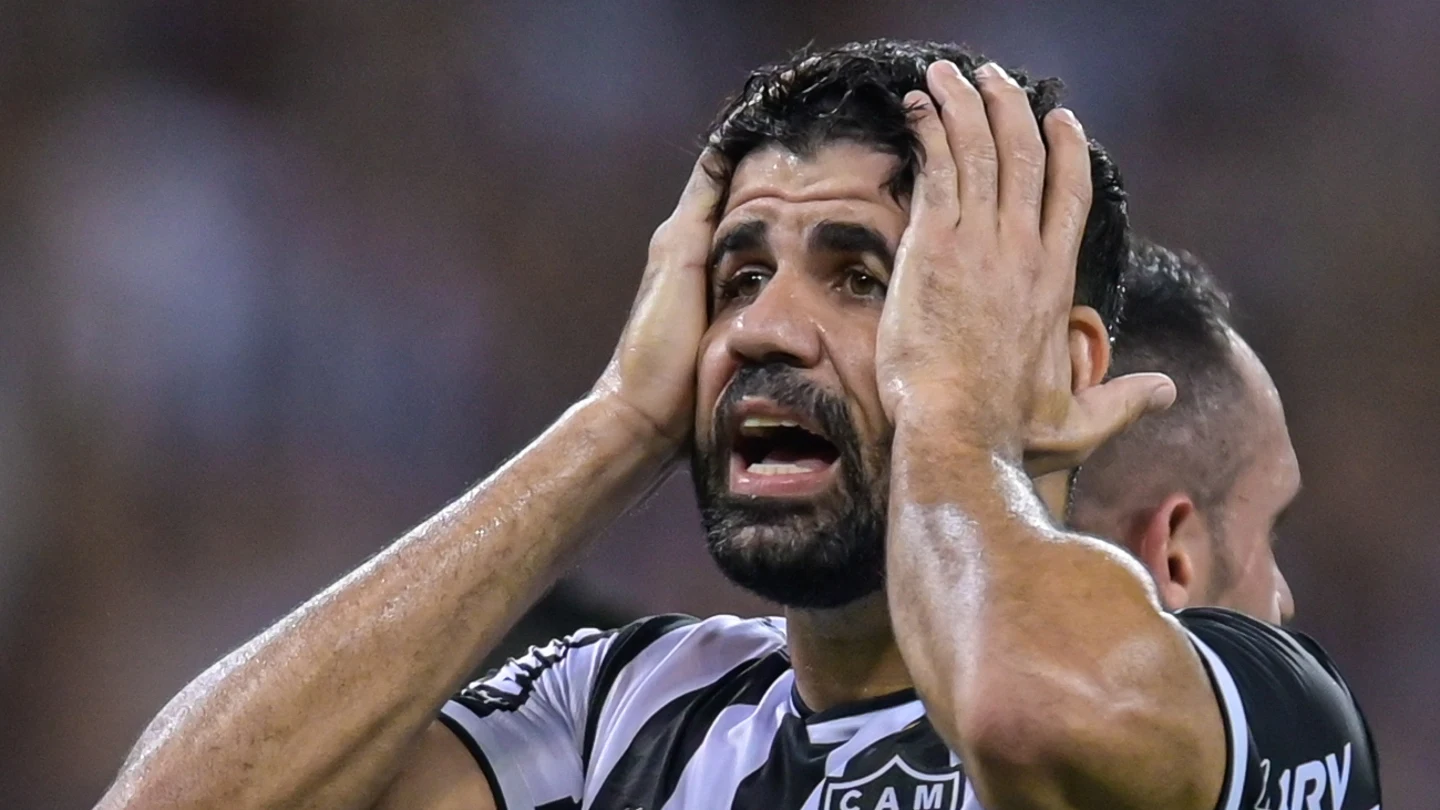 Diego Costa, con el Atlético Mineiro Diego Costa, con el Atlético Mineiro