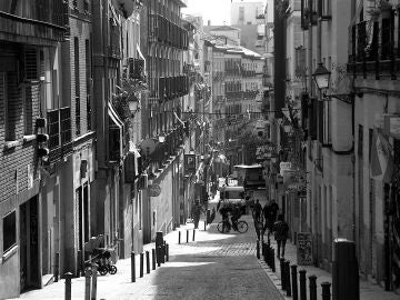 Una calle del barrio madrileño de Lavapiés