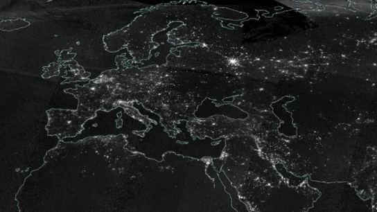 Ucrania, oscura ante el resto de países europeos el 29 de marzo de 2022 Ucrania, oscura ante el resto de países europeos el 29 de marzo de 2022