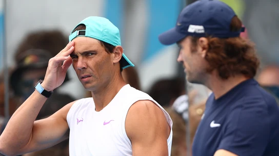 Rafa Nadal, con Carlos Moyá Rafa Nadal, con Carlos Moyá