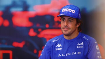 Fernando Alonso, en rueda de prensa