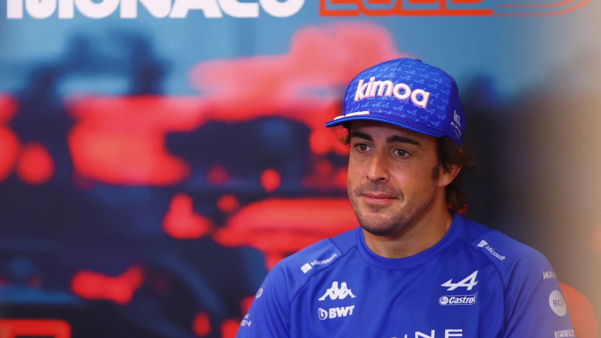 Fernando Alonso, en rueda de prensa