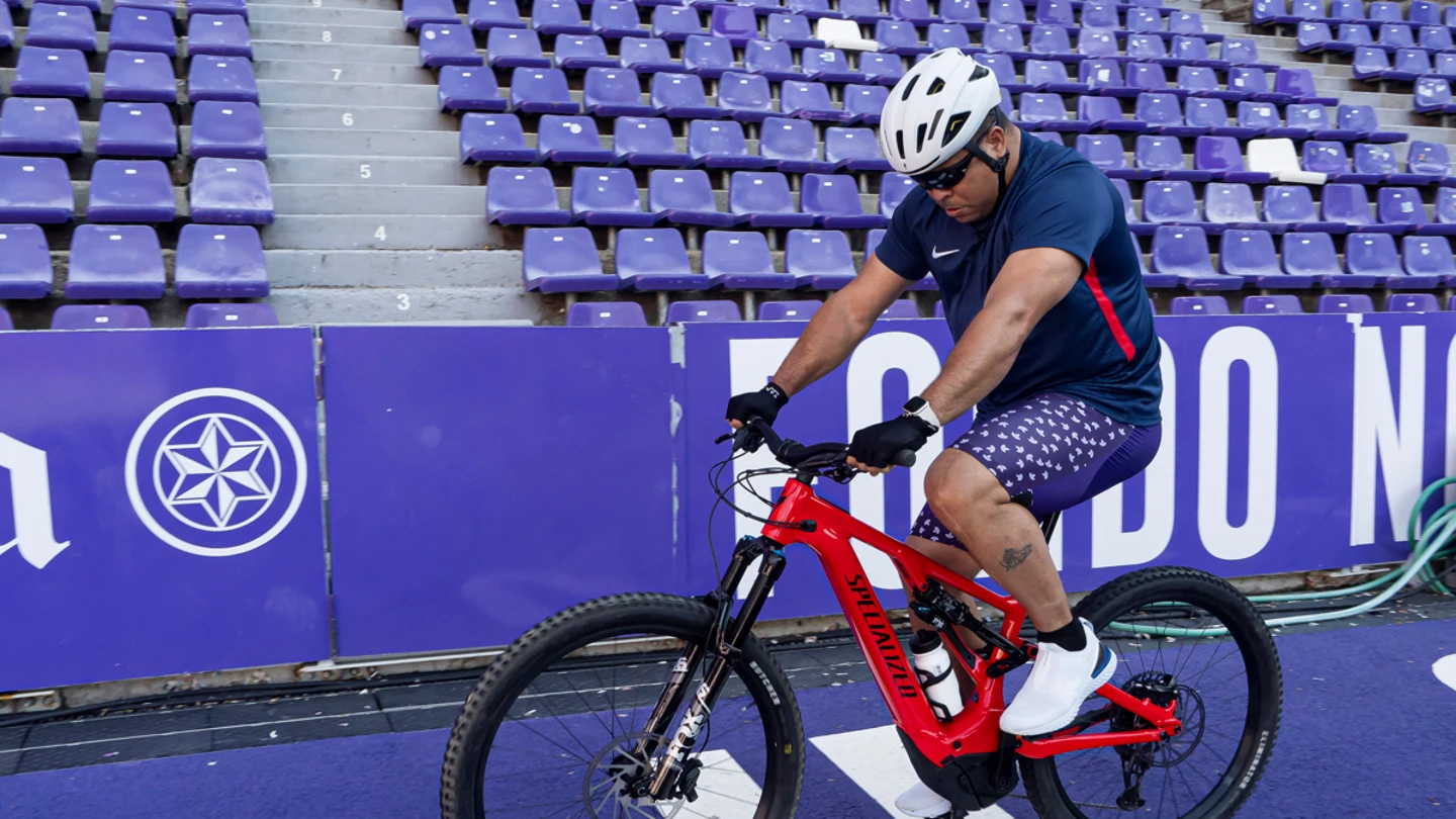 Ronaldo, en bicicleta Ronaldo, en bicicleta