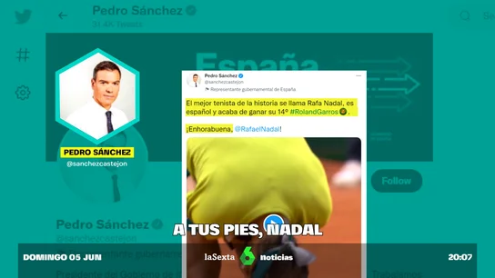 Las reacciones a la victoria de Nadal Las reacciones a la victoria de Nadal