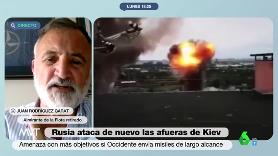 La explicación del almirante Rodríguez Garat al alto número de generales rusos muertos en combate: "Es un problema de moral" La explicación del almirante Rodríguez Garat al alto número de generales rusos muertos en combate: "Es un problema de moral"