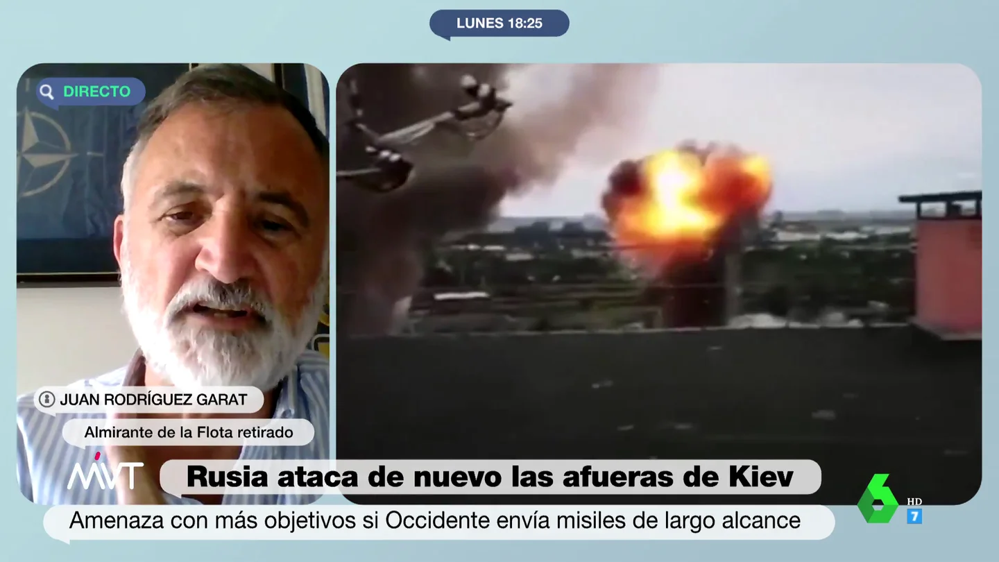 La explicación del almirante Rodríguez Garat al alto número de generales rusos muertos en combate: "Es un problema de moral" La explicación del almirante Rodríguez Garat al alto número de generales rusos muertos en combate: "Es un problema de moral"