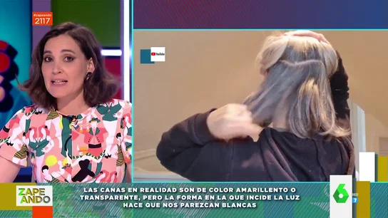 No, en realidad las canas no son de color blanco: Boticaria García desmonta el mito No, en realidad las canas no son de color blanco: Boticaria García desmonta el mito