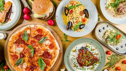 Alimentos adictivos Hamburguesa, Pizza, pasta