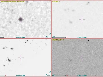 Un objeto detectado en placas fotográficas tomadas en los años 50 ya no aparece en observaciones más modernas Un objeto detectado en placas fotográficas tomadas en los años 50 ya no aparece en observaciones más modernas