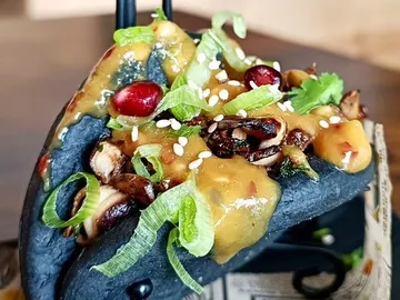 'BAO LA JU’TA' Taiwán en Chicken of the woods 'BAO LA JU’TA' Taiwán en Chicken of the woods