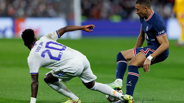 Vinicius Jr. y Kylian Mbappé