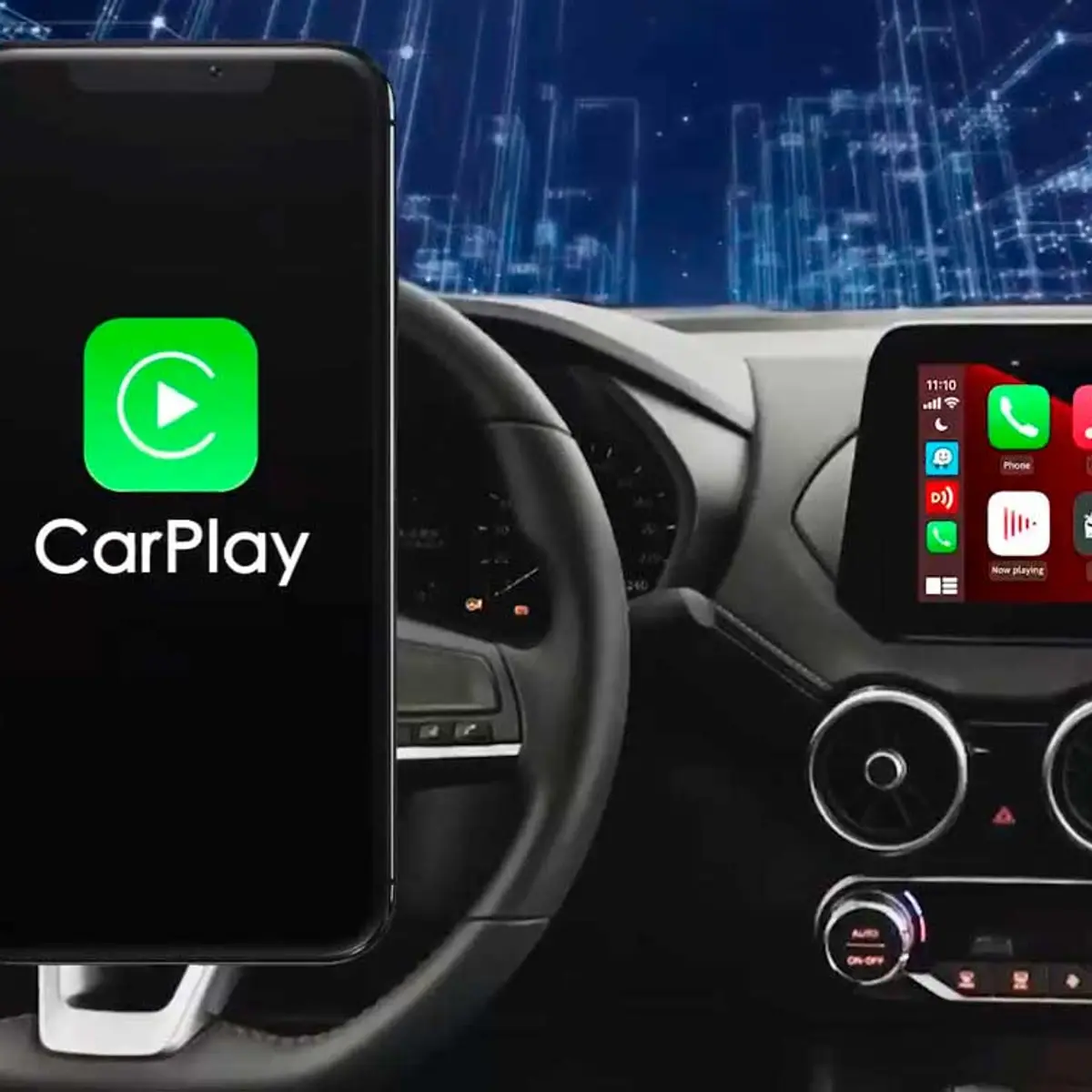 El mejor gadget del año: ¡Adaptador inalámbrico para CarPlay de iPhone!