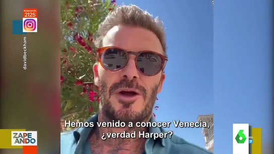 David Beckham en Venecia David Beckham en Venecia