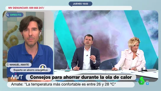 Aire acondicionado a 28ºC, nevera a 7ºC... los consejos del experto Manuel Amate para hacer frente al calor Aire acondicionado a 28ºC, nevera a 7ºC... los consejos del experto Manuel Amate para hacer frente al calor