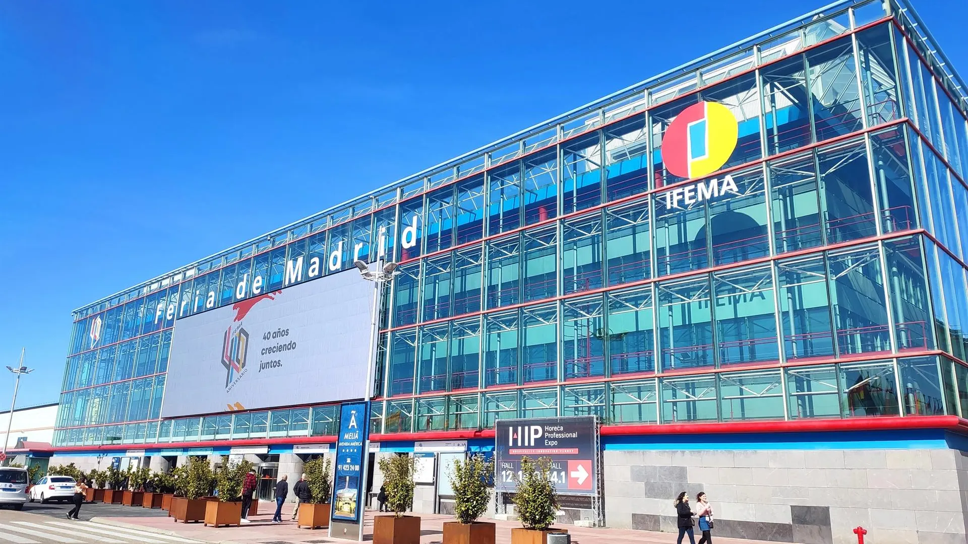 Edificio principal de Ifema, que acogerá la cumbre de la OTAN en Madrid