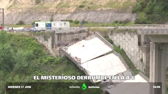 Misterioso derrumbe en la A6 Misterioso derrumbe en la A6