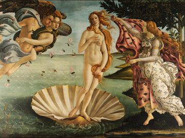 El nacimiento de Venus, famoso cuadro de Botticelli