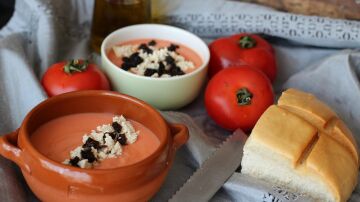 Cómo hacer salmorejo con batidora