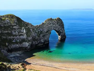 Durdle Door, una playa jurásica al sur de Inglaterra Durdle Door, una playa jurásica al sur de Inglaterra
