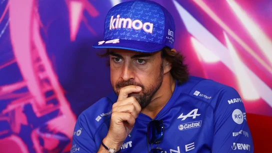Fernando Alonso, pensativo Fernando Alonso, pensativo