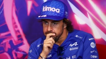 Fernando Alonso, pensativo