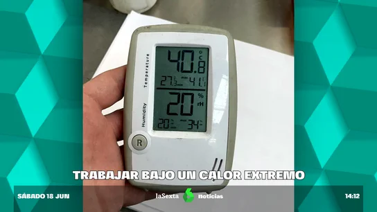Calor extremo en una fábrica Calor extremo en una fábrica