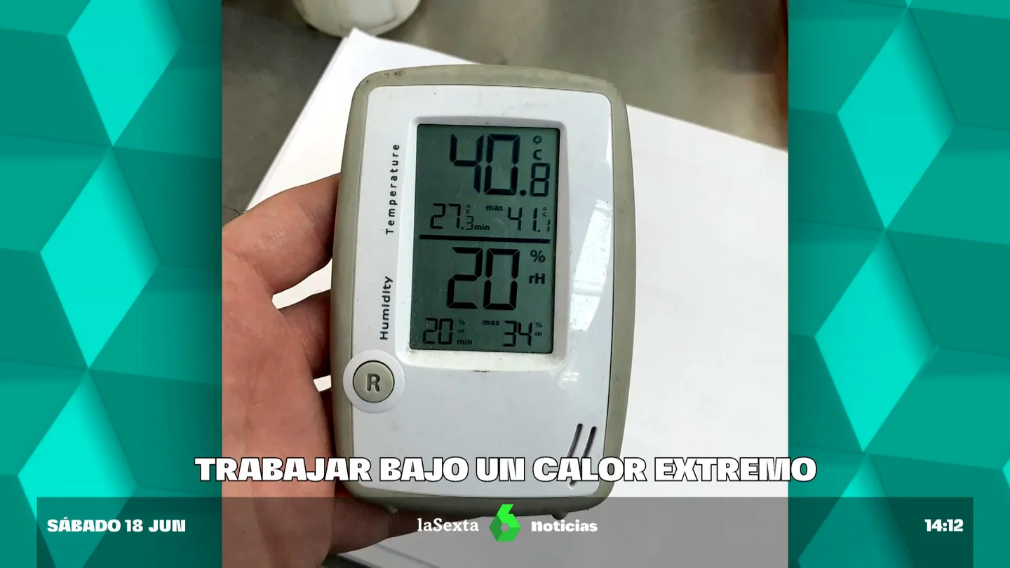 Calor extremo en una fábrica Calor extremo en una fábrica