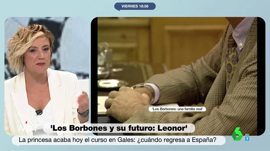 Los Borbones: una familia real | Cristina Pardo lanza una reflexión sobre Leonor: "No la conocemos y para hacerte querer te tienen que conocer" Los Borbones: una familia real | Cristina Pardo lanza una reflexión sobre Leonor: "No la conocemos y para hacerte querer te tienen que conocer"