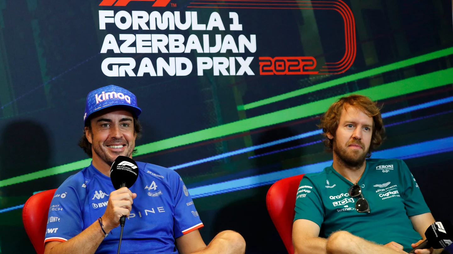 Fernando Alonso y Sebastian Vettel Fernando Alonso y Sebastian Vettel