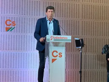 Juan Marín anuncia su dimisión tras la debacle de Ciudadanos en las elecciones en Andalucía
