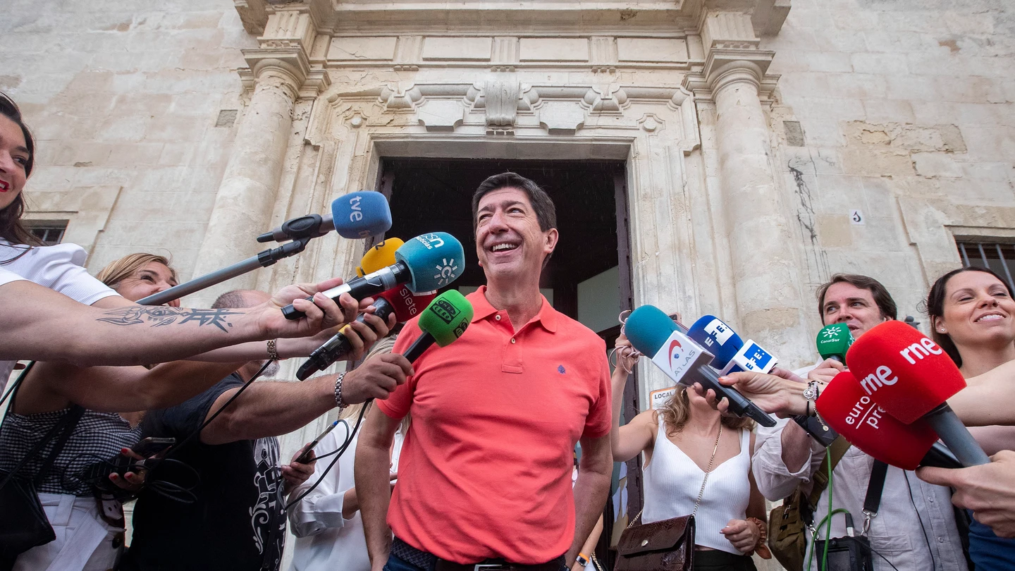 El candidato de Ciudadanos a la presidencia de la Junta de Andalucía, Juan Marín. El candidato de Ciudadanos a la presidencia de la Junta de Andalucía, Juan Marín.