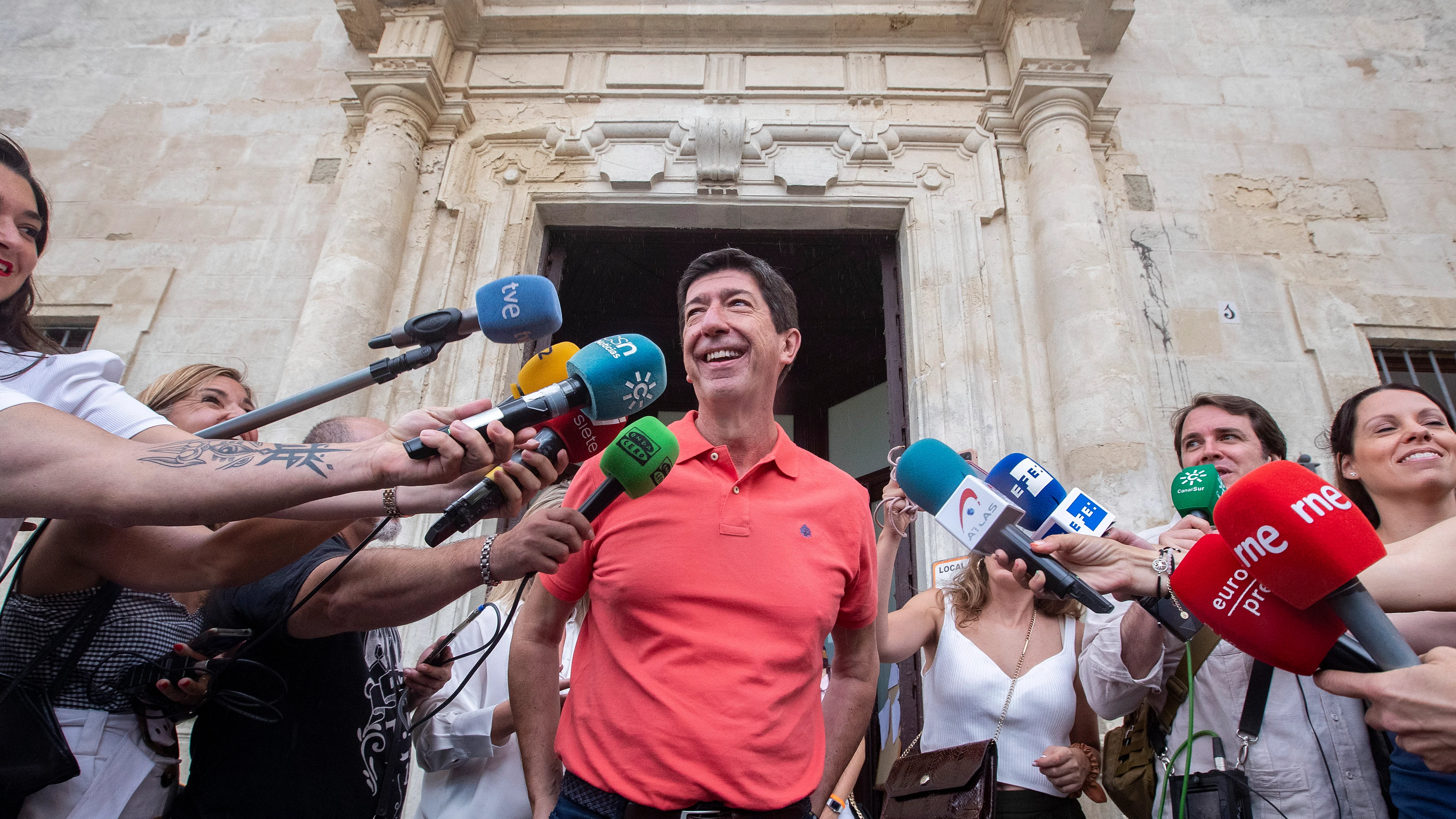 El candidato de Ciudadanos a la presidencia de la Junta de Andalucía, Juan Marín.