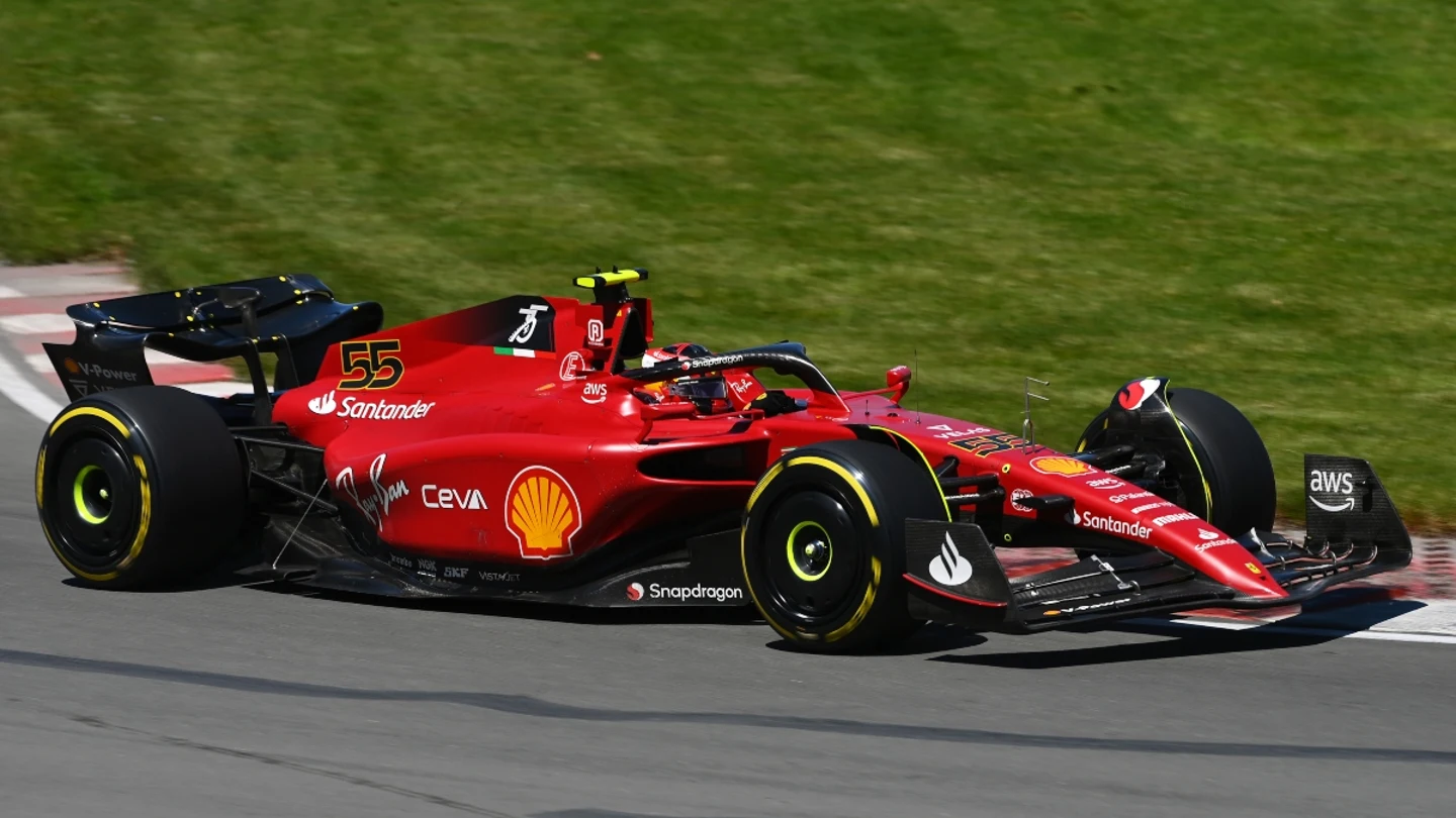 Carlos Sainz, con el Ferrari en Canadá Carlos Sainz, con el Ferrari en Canadá